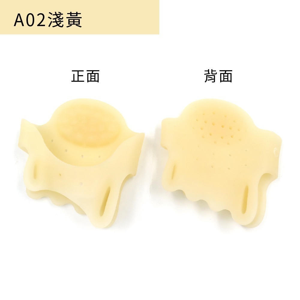 糊塗鞋匠 優質鞋材 J19 雙孔分趾足心墊 1雙 雙孔分趾器 拇趾套 拇趾保護套 拇趾固定套-規格圖8