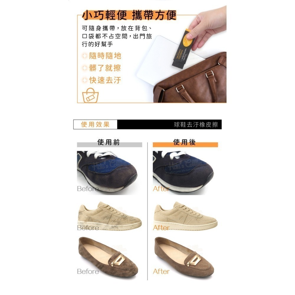 糊塗鞋匠 優質鞋材 K189 球鞋去汙橡皮擦 1塊 麂皮橡皮擦 反毛皮橡皮擦 橡皮鞋擦 鞋邊橡皮擦-細節圖6