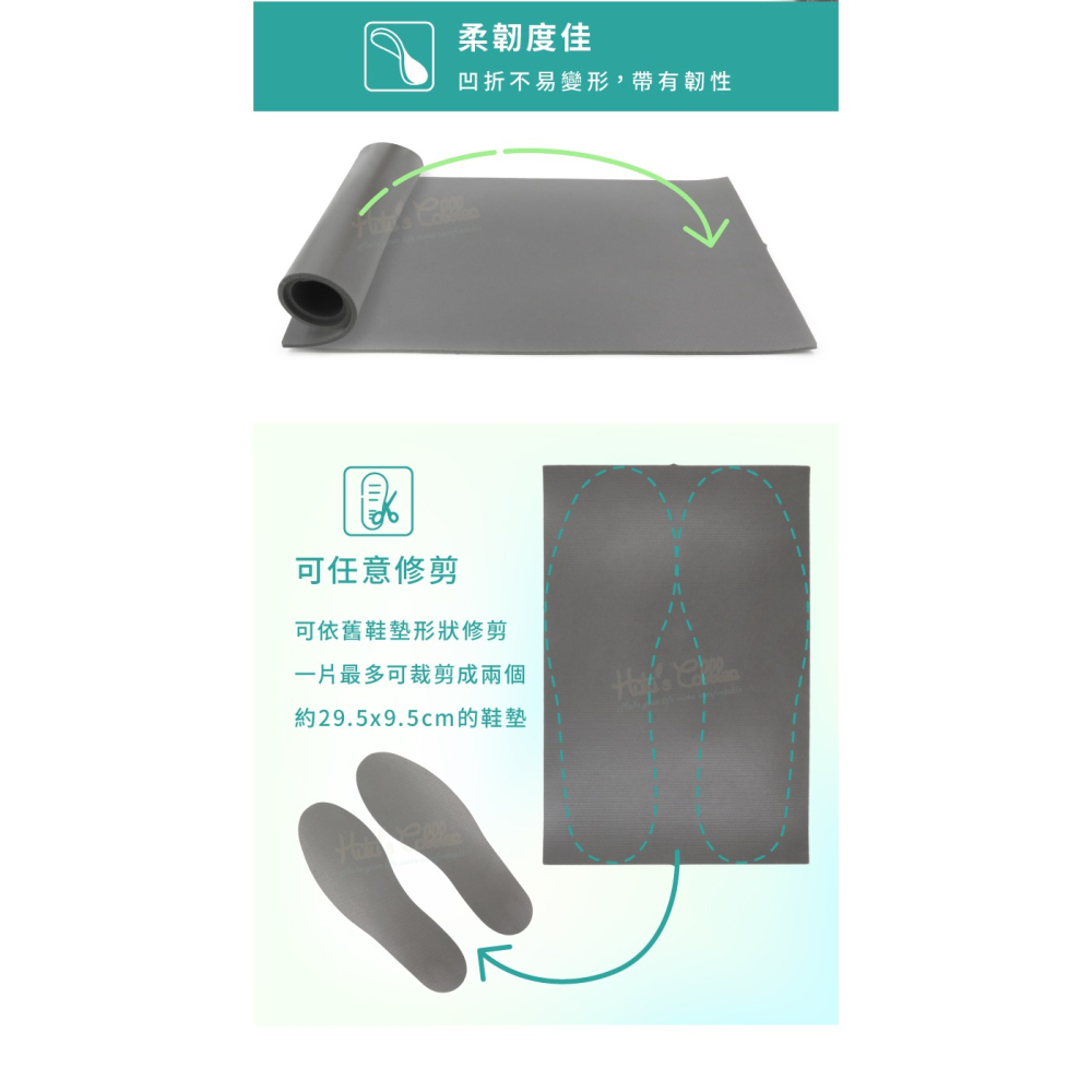 糊塗鞋匠 優質鞋材 S36 3mmSlimFlex抗震墊30x20cm 1片 原PORON日本廠 運動減震鞋墊 高彈緩衝-細節圖6