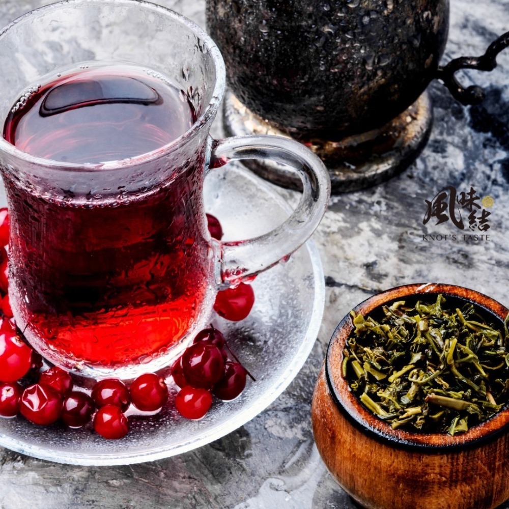 【粉紅吃手手X風味結】台灣蔓越莓奇亞籽海燕窩黑糖磚養生茶-細節圖2