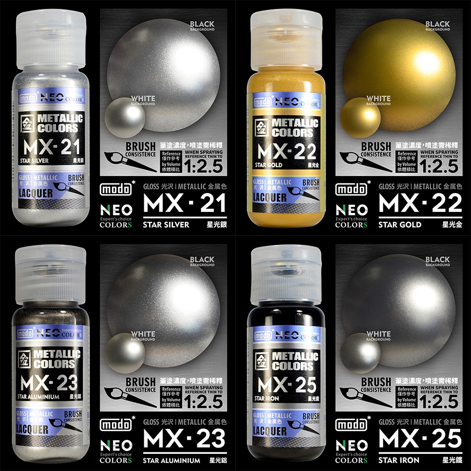 【modo摩多製造所】獨家NEO瓶 全新金屬色-全套組16色-細節圖6