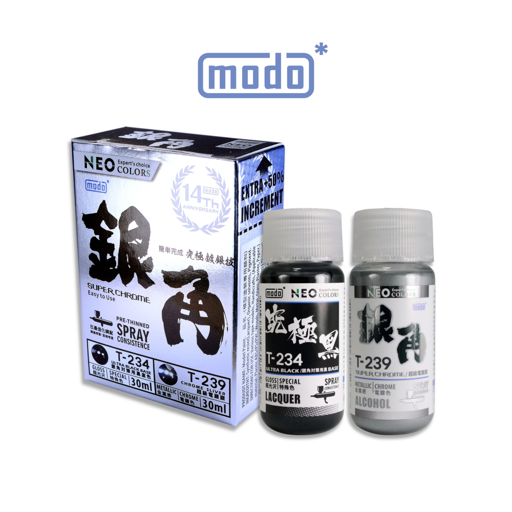 【modo摩多製造所】銀角套組選搭青角/30ML/3色/模型漆｜官方賣場-細節圖2