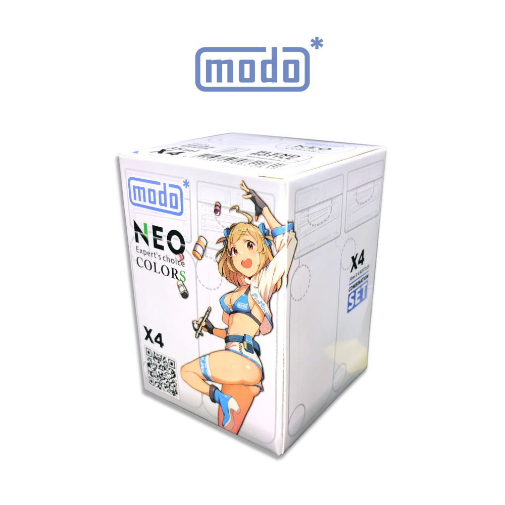 【modo摩多製造所】NEO水漆 NEO六入新版多功能刻度調漆瓶/35ML/模型漆/水漆｜官方賣場-細節圖2