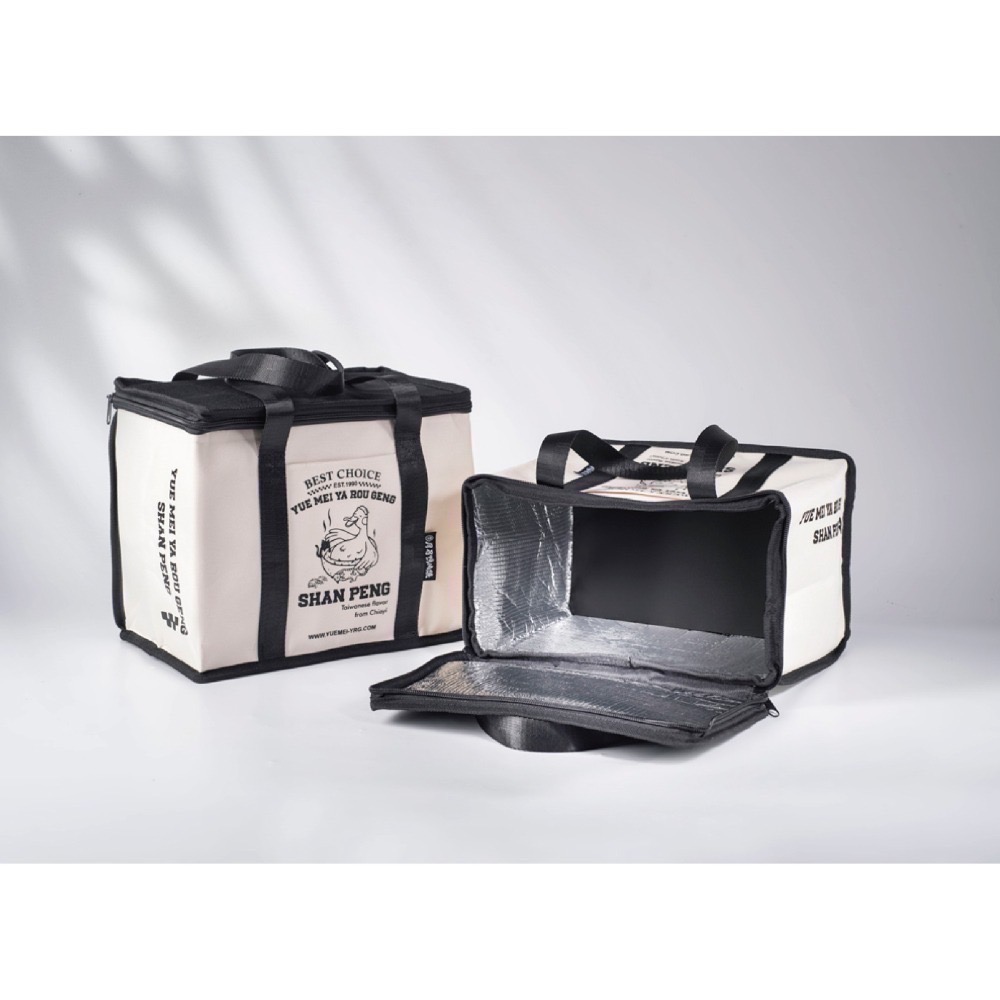 【月眉鴨肉焿】加購-保溫保冷禮袋「黑色款」-細節圖5