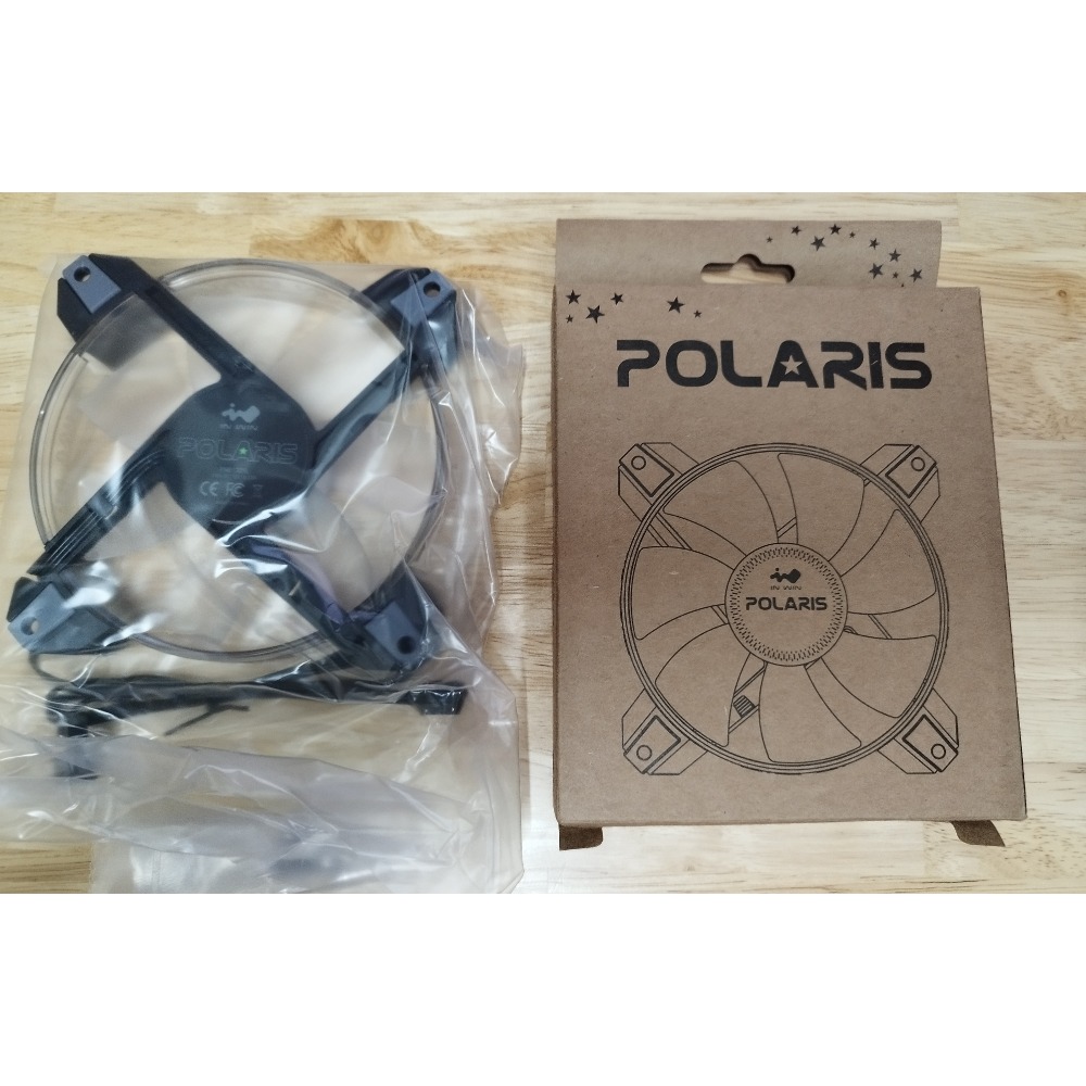 全新 迎廣 POLARIS 綠光 12CM 機殼風扇-單包裝-細節圖2