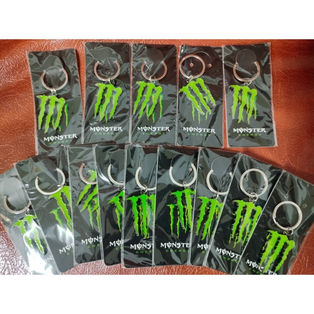 Monster Energy 魔爪Logo金屬鑰匙圈 魔爪鑰匙圈-細節圖2