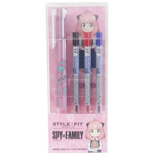 【莫莫日貨】uni 三菱 Style fit 間諜家家酒 SPY×FAMILY 限定版 三色筆管組 (全2款)-細節圖2