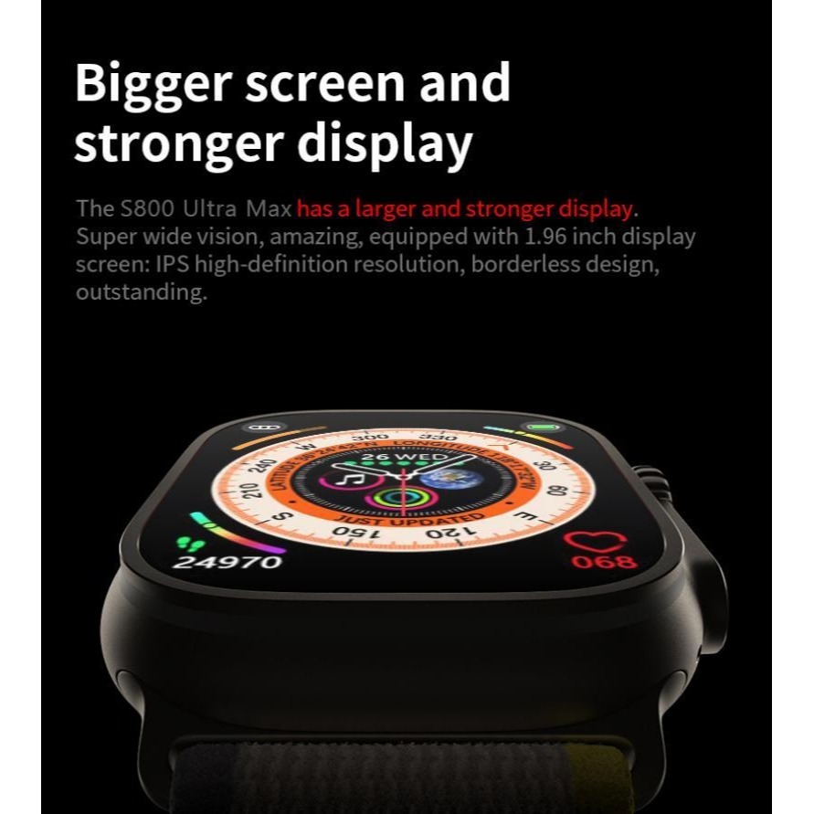 🔥台灣熱銷🔥現貨速發🔥免運Watch S8 Ultra 華強北旗艦新品 智能手錶 智能手環 49mm錶盤 全面屏-細節圖6