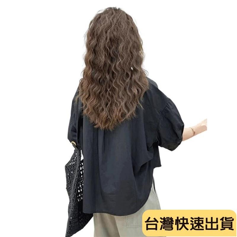 🔥麒麟優選🔥超好看短袖 夏季新款 女士 輕薄雪紡衫 短袖 爆款 時尚洋氣 寬鬆顯瘦 上衣-細節圖6