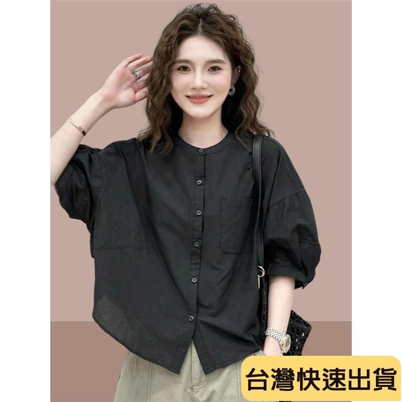 🔥麒麟優選🔥超好看短袖 夏季新款 女士 輕薄雪紡衫 短袖 爆款 時尚洋氣 寬鬆顯瘦 上衣-細節圖9