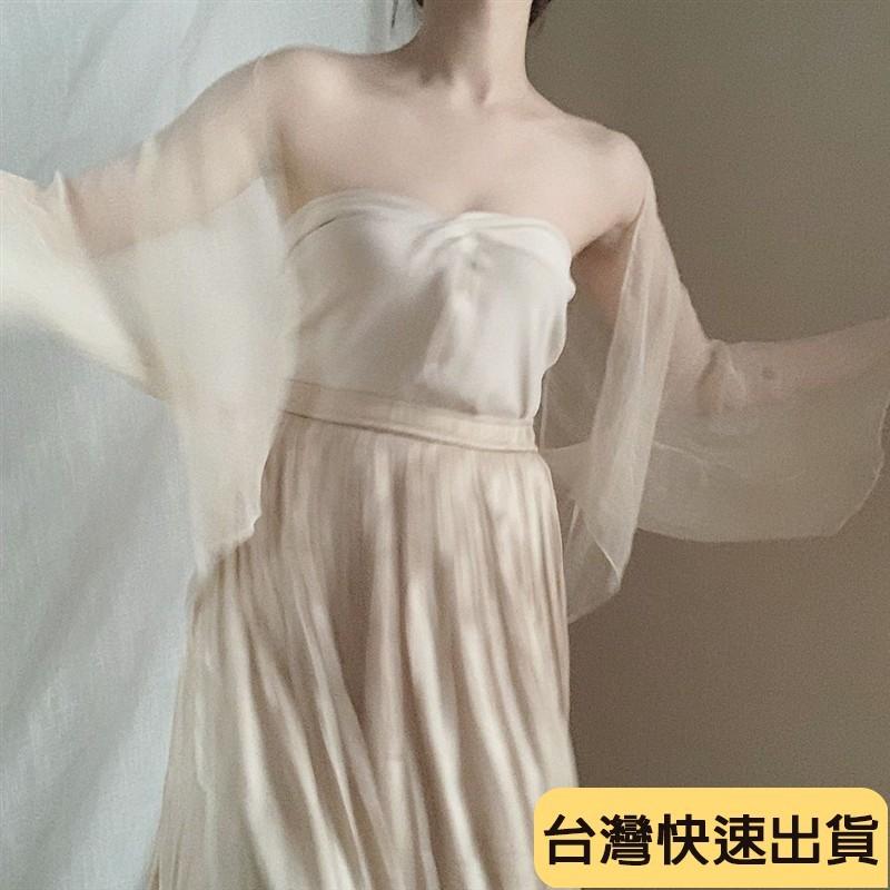 🔥麒麟優選🔥防曬衣女溫柔小僊女超薄外搭 開衫寬鬆短款雪紡小披肩35-65KG可選-細節圖5