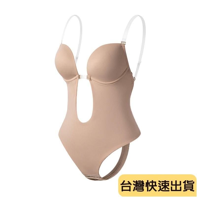 🔥麒麟優選🔥超好看连体衣 歐美跨境外貿Backless深V露背PlungeBodysuit連體衣Shapewear-細節圖5