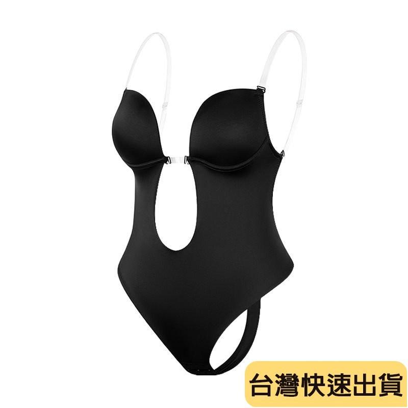 🔥麒麟優選🔥超好看连体衣 歐美跨境外貿Backless深V露背PlungeBodysuit連體衣Shapewear-細節圖7