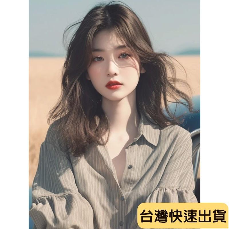 🔥麒麟優選🔥超好看半袖上衣 甜辣妹條紋泡泡袖女 設計感小衆夏季獨特別緻寬鬆絶美半袖上衣 減齡顯年輕-細節圖6