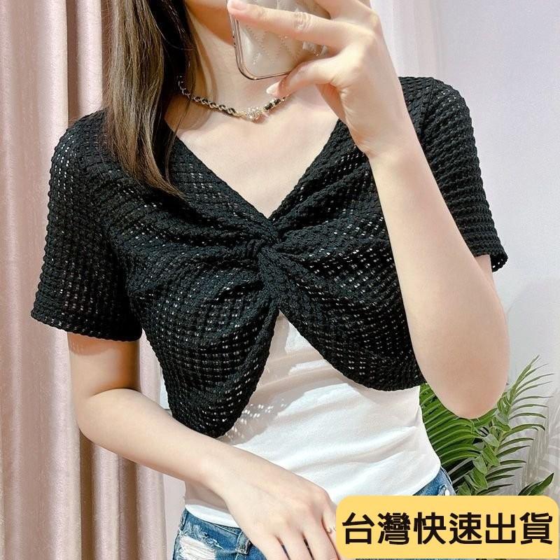 🔥麒麟優選🔥薄網紗罩衫素色夏季季麗町吊帶裙外搭罩衫女夏季防曬網紗上衣款小披肩女短款蕾絲-細節圖3