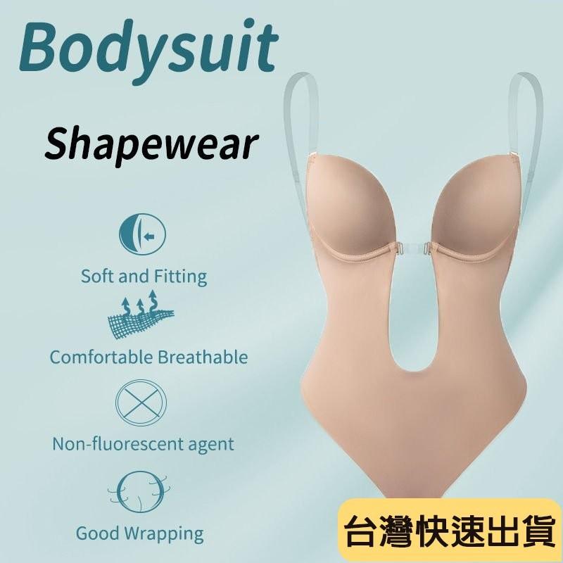 🔥麒麟優選🔥超好看连体衣 歐美跨境外貿Backless深V露背PlungeBodysuit連體衣Shapewear-細節圖3