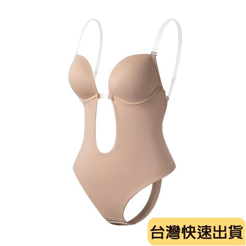 🔥麒麟優選🔥超好看连体衣 歐美跨境外貿Backless深V露背PlungeBodysuit連體衣Shapewear-細節圖6