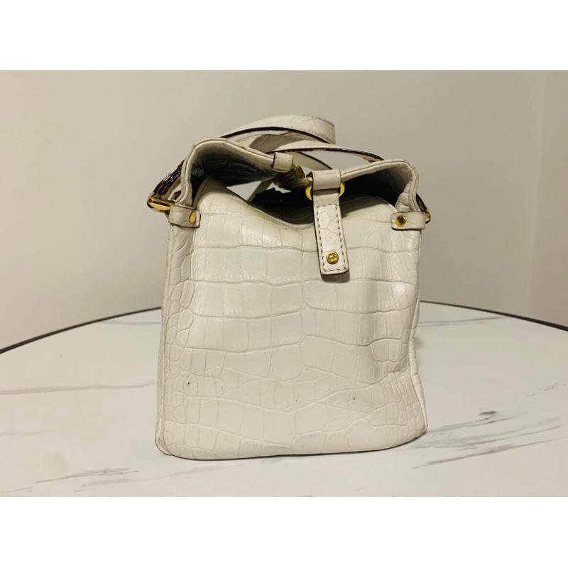 Kate Spade 全真皮 鱷魚皮紋路 手提包-細節圖2