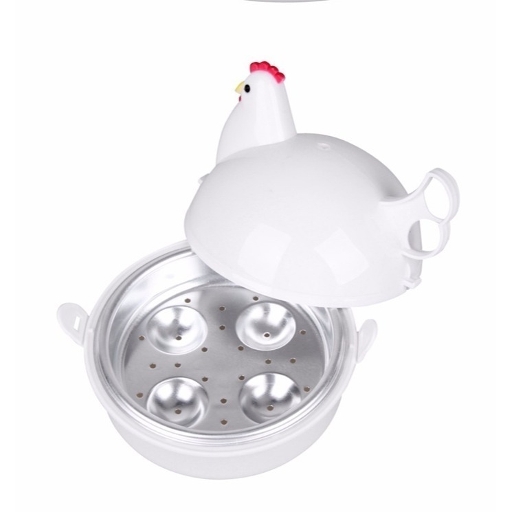 [Hare.D]現貨 小雞微波蒸蛋器 煮蛋器 蒸蛋器 雞形煮蛋器 微波爐煮蛋器 快速煮蛋器 微波蒸蛋器 蒸蛋架 雞蛋-細節圖5