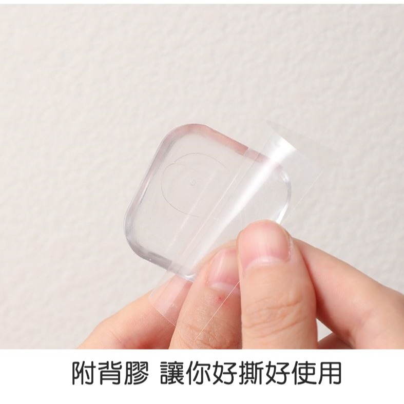 [Hare.D]現貨 透明矽膠防撞墊 防撞 門把手 防撞貼 矽膠 防撞 緩衝牆貼 防撞墊 靜音墊-細節圖2