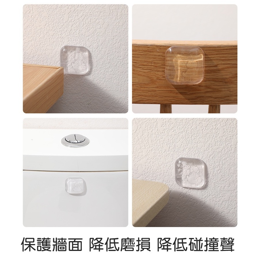 [Hare.D]現貨 透明矽膠防撞墊 防撞 門把手 防撞貼 矽膠 防撞 緩衝牆貼 防撞墊 靜音墊-細節圖4