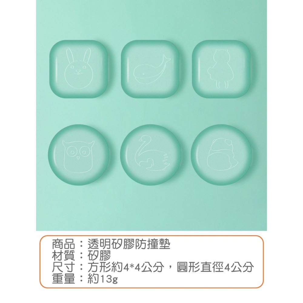 [Hare.D]現貨 透明矽膠防撞墊 防撞 門把手 防撞貼 矽膠 防撞 緩衝牆貼 防撞墊 靜音墊-細節圖5