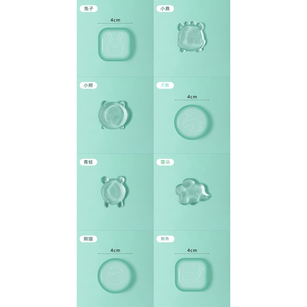 [Hare.D]現貨 透明矽膠防撞墊 防撞 門把手 防撞貼 矽膠 防撞 緩衝牆貼 防撞墊 靜音墊-細節圖6