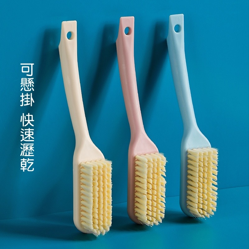 [Hare.D]現貨 家用 軟毛鞋刷 清潔刷 鞋子專用刷 萬用鞋刷 彎把 鞋刷 長柄刷 刷具 小白鞋刷-細節圖3