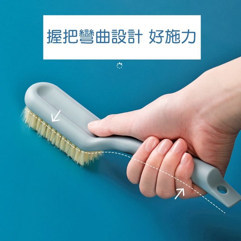 [Hare.D]現貨 家用 軟毛鞋刷 清潔刷 鞋子專用刷 萬用鞋刷 彎把 鞋刷 長柄刷 刷具 小白鞋刷-細節圖4