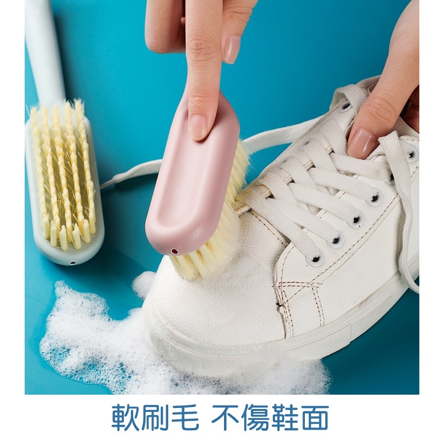 [Hare.D]現貨 家用 軟毛鞋刷 清潔刷 鞋子專用刷 萬用鞋刷 彎把 鞋刷 長柄刷 刷具 小白鞋刷-細節圖6