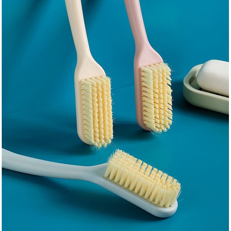 [Hare.D]現貨 家用 軟毛鞋刷 清潔刷 鞋子專用刷 萬用鞋刷 彎把 鞋刷 長柄刷 刷具 小白鞋刷-細節圖8