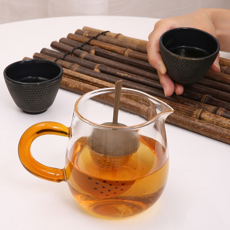 [Hare.D]現貨 松果造型泡茶器 造型濾茶 茶漏 迷你泡茶器 矽膠 濾茶器 泡茶 茶葉 茶水分離-細節圖4