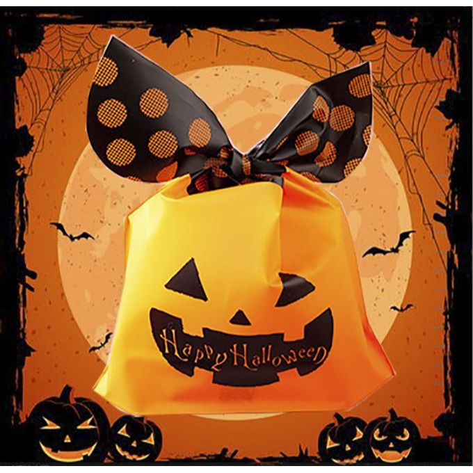 [Hare.D]現貨 禮物綁口袋 萬聖節 兔耳朵 包裝袋 禮物盒 送禮 節慶 禮品 紙盒 糖果盒 盒子 包裝 手作-細節圖3