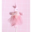 [Hare.D]現貨 兔子布偶 蛋糕 裝飾 周歲 兔子蛋糕裝飾 生日節慶 蛋糕插牌 烘培裝飾 布置 手作-規格圖5