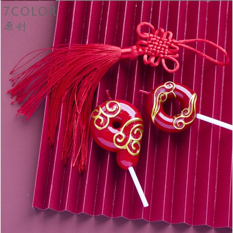 [Hare.D]現貨 祝壽蠟燭 喜氣 紅金蠟燭 數字蠟燭  蠟燭 生日 慶生 烘培裝飾 蛋糕裝飾 烘培-細節圖4