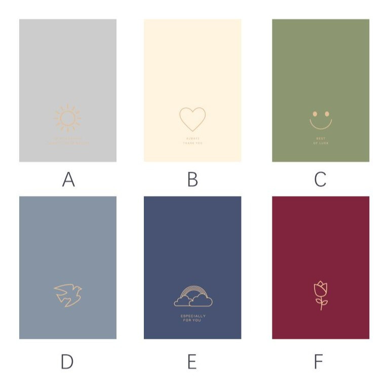 [Hare.D]韓風 簡約小卡 感謝 卡片 附信封 附貼紙 萬用卡 生日卡 謝卡 宴會 婚宴 派對 邀請卡-細節圖6