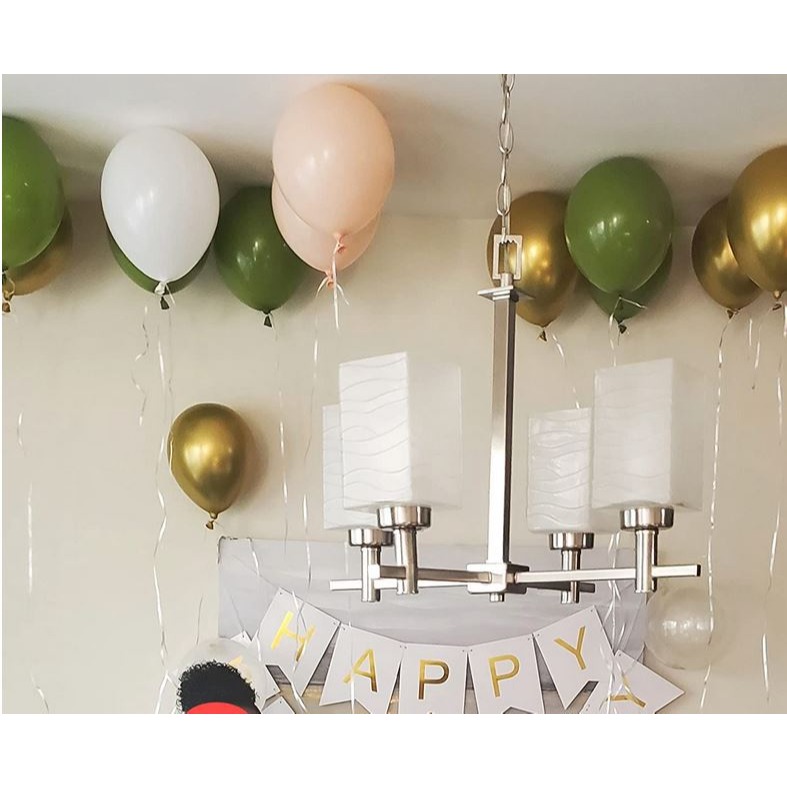 [Hare.D]橄欖綠62入氣球組 氣球 DIY 裝飾 生日派對 婚禮 會場佈置 情人節 慶生 節慶-細節圖3