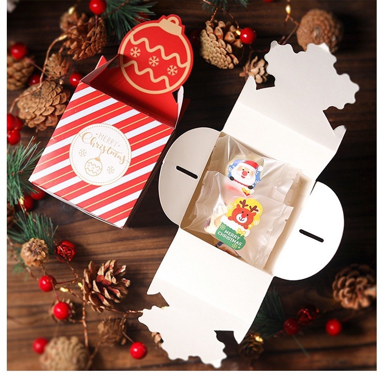 [Hare.D]現貨 9枚 可愛聖誕靴 造型貼紙 聖誕快樂 封口貼 包裝貼紙 糖果袋裝飾貼紙 耶誕節貼紙 聖誕節貼紙-細節圖5