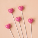 [Hare.D]現貨 愛心 5入插牌 立體亮面 愛心插件 蛋糕裝飾 生日 慶生 母親節 情人節-規格圖6