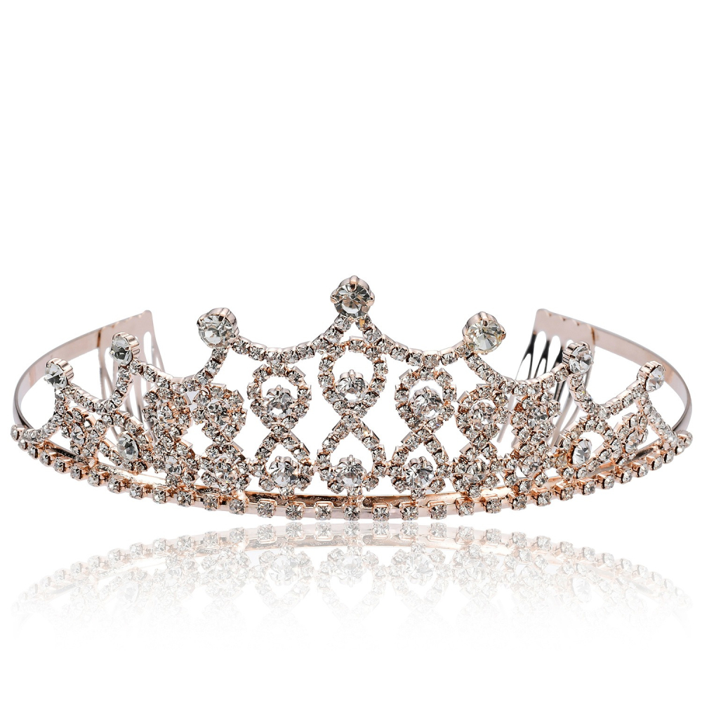 [Hare.D]台灣現貨 新娘髮冠 髮箍 新娘 頭飾 皇冠 派對 婚禮 二次進場 慶生 表演 話劇 公主皇冠 發箍 髮飾-細節圖6