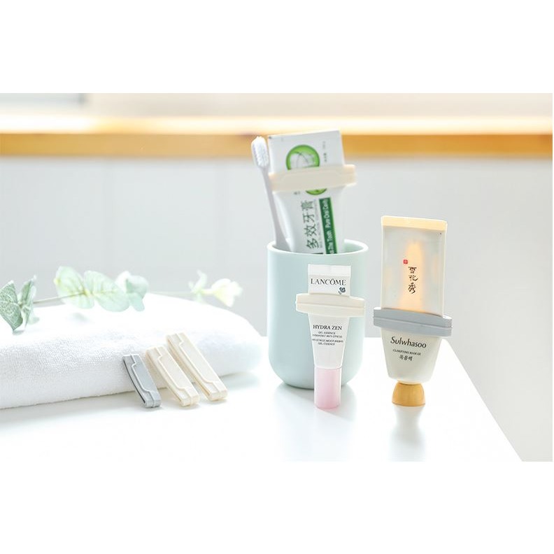 [Hare.D]現貨 擠牙膏器 3件組 擠牙膏夾 不挑色 隨機出貨-細節圖6