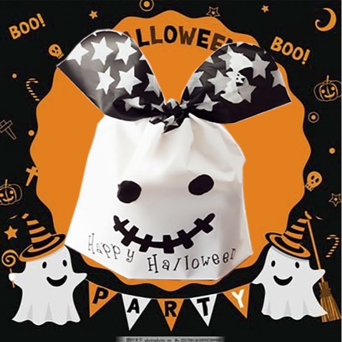 [Hare.D]現貨 禮物綁口袋 萬聖節 兔耳朵 包裝袋 禮物盒 送禮 節慶 禮品 紙盒 糖果盒 盒子 包裝 手作-細節圖2