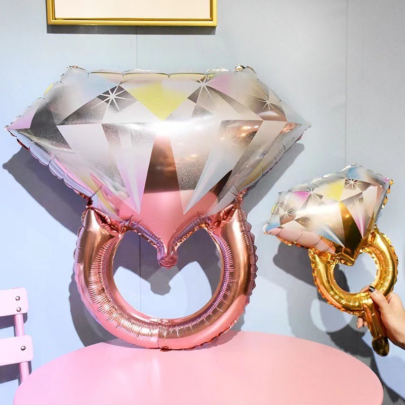 [Hare.D]現貨 INS 復古風 愛心氣球 蛋糕氣球  鯨魚氣球 戒指氣球 氣球 慶生 場地佈置 蛋糕 節慶 周歲-細節圖2