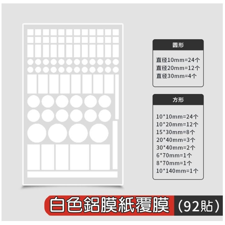 [Haru.D]現貨 遮光貼紙 指示燈 防刺眼 遮擋貼 空調燈 遮光貼 電源燈遮擋貼 防水-規格圖7