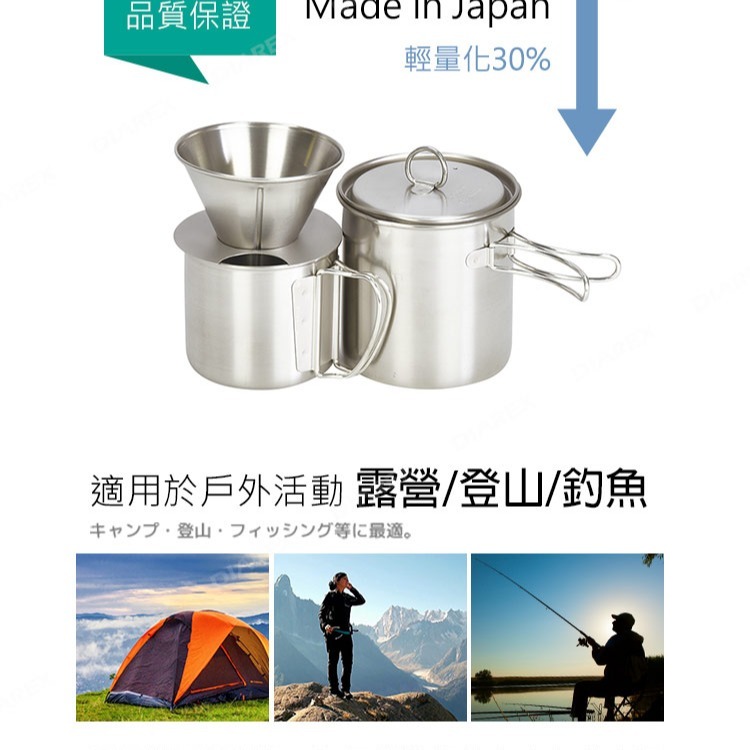 日本Belmont 鈦製手沖咖啡套組 BM-349 超輕量 日製 純鈦 濾杯 露營 登山 鈦金屬 咖啡濾杯 【揪好室】-細節圖4