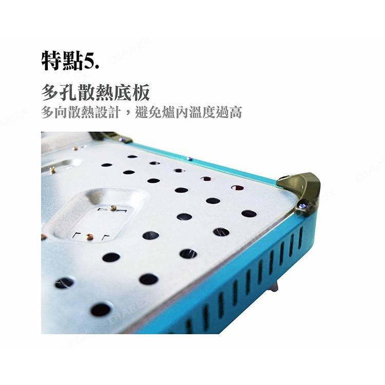 妙管家 鋁合金防風瓦斯爐 3.2KW X3200 PLUS 藍色 附硬盒 攜帶型瓦斯爐 登山爐 卡式爐 【揪好室】-細節圖7