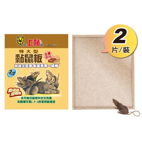 上黏黏鼠板 特大 2入 特大型 PROCATCH 捕鼠板 黏鼠器 黏蟲板 粘鼠板 奶香味  土豆味 肉味 【揪好室】-細節圖7