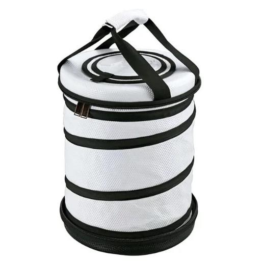 圓形摺疊保冷袋 日本鹿牌 CAPTAIN STAG 圓形 摺疊保冷袋 16L UE-564 戶外 露營 野炊 【揪好室】-細節圖5