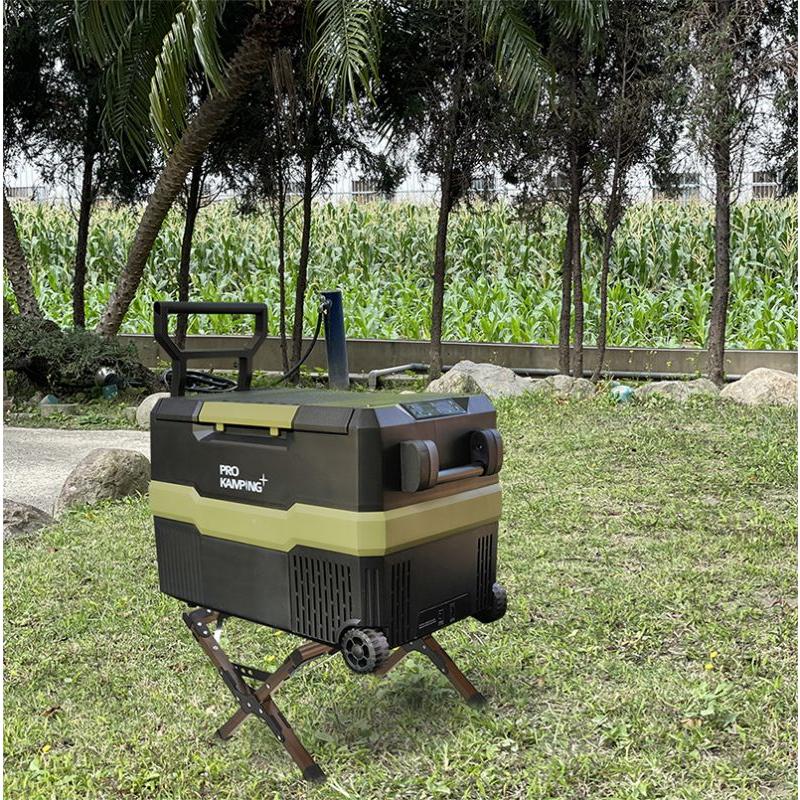 Pro Kamping 領航家 木紋風冰箱腳架 附外袋 冰箱配件 冰桶腳架 折疊冰箱架 鋁合金冰箱架 【揪好室】-細節圖9