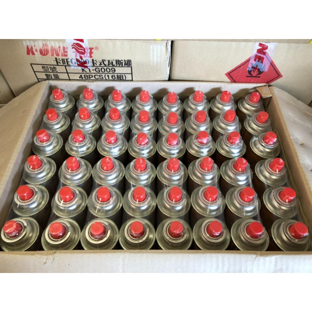 卡旺 安控防爆 瑕疵罐 卡式瓦斯罐 G009 增量250g【1組3入】紅卡旺 凹罐 功能正常 可接受再下單  【揪好室】-細節圖4